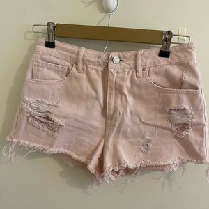 Pink Mom Shorts